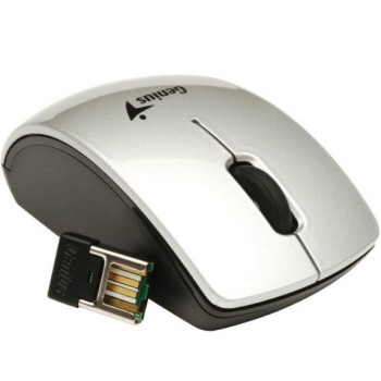 GENIUS MOUSE WIRELESS MINI MICRO TRAVELER 900LS, LASER, 1600DPI, 2.4GHz, SILVER