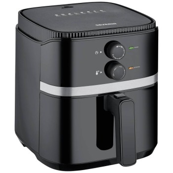 SEVERIN HOT AIR FRYER, 1500W, 4.3L, 800GR, CERAMIC COATING BASKET, MANUAL CONTROL, ADJUST TEMP. 80°C-200°C, 30 MIN TIMER
