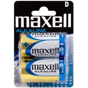 MAXELL BATTERIES D LR20, ALKALINE, 2PK BLISTER 4902580161170