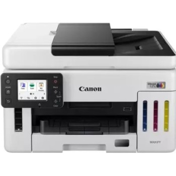 CANON PRINTER ALL IN ONE INKJET BUSINESS GX6140 ITS, A4, REFILABLE TANKS, PRINT, SCAN, COPY, CLOUD, 600 X 1200 DPI, 24iPM ( B), 16iPM (C), DUPLEX, USB, WIFI, LAN, WHITE