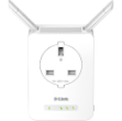 DLINK WI-FI RANGE EXTENDER 300MBPS 2.4GHz, 802.11n/g/b, POWER PASSTHROUGH, 2x EXTERNAL ANTENNAS, 10/100 LAN, LED SIGNAL INDICATOR, UNIVERSAL, UK PLUG
