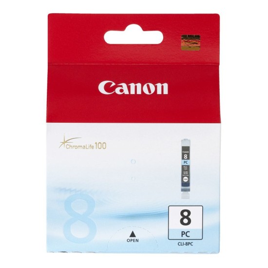 CANON INK CARTRIDGE CLI-8 PHOTOCYAN FOR PRO 9000 MARK II, IP6600D, IP6700D, MP970, PRO 9000