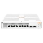 HPE ARUBA SWITCH INSTANT ON 1930 8G, 8x PORTS GIGABIT FULL PoE CLASS4 124W, 2x SFP 1GbE PORTS, LAYER 2+ (STATIC ROUTING), SMART MANAGED, ADVANCE SECURITY FEATURES, RACK MOUNTABLE, LIFETIME WARRANTY