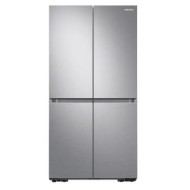 SAMSUNG REFRIGERATOR RF65 FOUR-DOOR WARDROBE, 647L, E, NO FROST, TRIPLE & METAL COOLING, TEMPERATURE CONTROL, DIGITAL INVERTER, AUTO ICE MACHINE, AUTO WATER REFILL, SHELF LEAKAGE PROTECTION, WIFI, HxWxD 1.83x0.91x0.72, SILVER