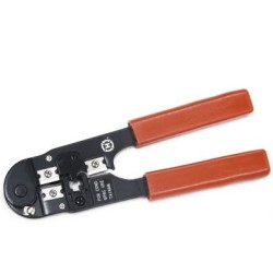 CRIMPING TOOL FOR RJ-11 TELEPHONE PLUG WITH CUTTER