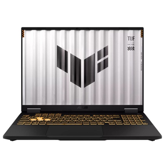 ASUS NOTEBOOK TUF F16 GAMING, FX608JBR-RV091W, i5-14450HX, 2.4-4.8GHz/20MB, 10C, 16GB, 1TB PCIe4 M.2 NVMe, NVIDIA RTX 5050 8GB, 16' WUXGA 1920x1200 300NITS, 165Hz, RGB KB, WIFI6E, BT, LAN, USB-A, USB-C, HDMI, WIN 11 HOME, 2YW, GRAY ASUS NOTEBOOK TUF F16 GAMING, FX608JBR-RV091W, i5-14450HX, 2.4-4.8GHz/20MB, 10C, 16GB, 1TB PCIe4 M.2 NVMe, NVIDIA RTX 5050 8GB, 16' WUXGA 1920x1200 300NITS, 165Hz, RGB KB, WIFI6E, BT, LAN, USB-A, USB-C, HDMI, WIN 11 HOME, 2YW, GRAY