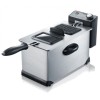 SEVERIN DEEP FRYER 2000W, S/S HOUSING, 3L, DEEP-FRYING CAPACITY 400G, 90 °C, SAFETY CUTOUT, REMOVABLE S/S DUST PROTECTION, REPLACEABLE FILTER, HEATING ELEMENT AUTO, INDICATOR