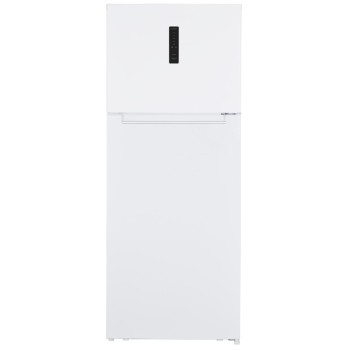 HYUNDAI REFRIGERATOR TOP FREEZER, 2-DOOR, E, NO FROST, 415L, 41DB, AIR-FLOW COOLING, ELECTRONIC DISPLAY, HxWxD 1.78x0.70x0.68, WHITE