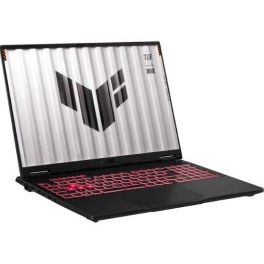 ASUS NOTEBOOK TUF A16 GAMING, FA608UH-RV015W, AMD RYZEN 7 260 3.8-5.1GHz/24MB, 8C, 16GB, 512GB SSD M.2 NVMe PCIe4, NVIDIA RTX 5050 8GB, 16'' WUXGA 1920x1200 300NITS 165Hz, RGB KB, WIFI6E, BT, LAN, USB-A, USB-C, HDMI, WIN 11 HOME, 2YW, GREY ASUS NOTEBOOK TUF A16 GAMING, FA608UH-RV015W, AMD RYZEN 7 260 3.8-5.1GHz/24MB, 8C, 16GB, 512GB SSD M.2 NVMe PCIe4, NVIDIA RTX 5050 8GB, 16'' WUXGA 1920x1200 300NITS 165Hz, RGB KB, WIFI6E, BT, LAN, USB-A, USB-C, HDMI, WIN 11 HOME, 2YW, GREY