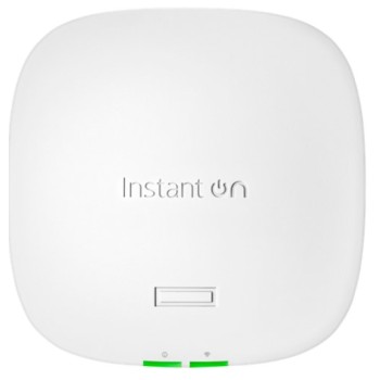 HPE ARUBA ACCESS POINT INSTANT ON AP32, INDOOR, TRI-BAND 2X2 6GHZ, MU-MIMO, SMART MESH, ULTRA-FAST 802.11AX, UPLINK 2.5 GIGABIT ETHERNET PORT, WITH POE-IN SUPPORT, WIFI 6, SUPPORTS OVER 100 DEVICES, 2YW