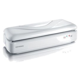 SEVERIN BAG SEALER, AIR FUNCTION WITH SEALING WIRE &amp; CUTOFF WIRE, VIEWING WINDOW, 2 PILOT LIGHTS VACUUM CONTRL, 1 ROLL FOIL, 28.5CM, CABLE STORAGE