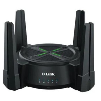 DLINK ROUTER WIRELESS AX6000 WI-FI 6 DUAL BAND, MU-OFDMA EXO, 1 X WAN 2.5G, 1 X PORT 2.5G, 3 X GIGABIT PORTS, GIGABIT WAN, VOICE CONTROL, D-LINK WI-FI APP, 4 EXTERNAL ANTENNAS, 1 X USB 3.0, 1 X USB 2.0, FOTA, INTERCHA