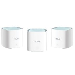 DLINK WIRELESS WHOLE HOME MESH KIT AX1500 DUAL BAND, EAGLE PRO AI, (PACK OF 3 UNITS ), DOS, STATEFUL PACKET INSPECTION, ANTI-SPOOFING CHECKING, IP/MAC ADDRESS FILTERING, 1 X DMZ