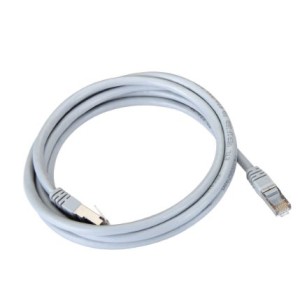 DLINK PATCH CORD CAT6 STP 24 AWG ROUND, 1M, GREY