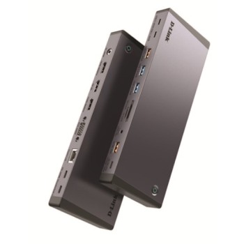 DLINK ADAPTER 18-IN-1 DOCKING STATION, THUNDERBOLT 4 (40GBPS), DUAL HDMI 4K@60HZ, GIGABIT ETHERNET, SD/MICRO CARD, 3.5MMAUX AUDIO/MIC, USB-A, USB-C, VGA, DP, PD 100WATTS