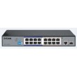 DLINK SWITCH 16PORT PoE, 10/100 LAN PORTS, 16x PoE BUDGET 150W, UNMANAGED, PLUG &amp; PLAY, AUTO MDI/MDIX, DESKTOP/RACKMOUNT
