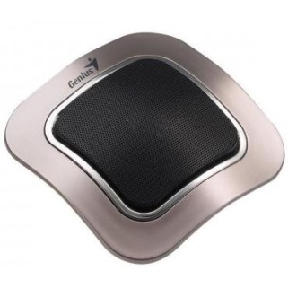 GENIUS SPEAKERS MUSIC PLAYER SP-i400 PORTABLE 2W RMS, SD CARD SLOT SUPPORT UP TO 32GB SD, UP TO 8HOURS WORKING, SILVER, STICK-N-GO MOUNT DESIGN