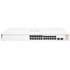HPE ARUBA SWITCH INSTANT ON 1830 24G POE 195W, 24x PORTS GIGABIT (12 PORTS POE CLASS4), 2 SFP, LAYER 2, SMART MANAGED, QOS, EEE, VLAN, SPANNIG TREE, SNTP, CLOUD MANAGED, RACK MOUNTABLE, LIFETIME WARRANTY