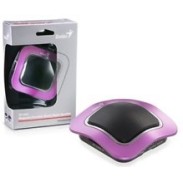 GENIUS SPEAKERS MUSIC PLAYER SP-i400 PORTABLE 2W RMS, SD CARD SLOT SUPPORT UP TO 32GB SD, UP TO 8HOURS WORKING, PURPLE, STICK-N-GO MOUNT DESIGN