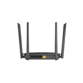 DLINK ROUTER WIRELESS AC1200, CLOUD, 4 x LAN PORTS, 1x WAN PORT, 4 EXTERNAL ANTENNAS, GUEST ZONE, UK PLUG