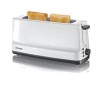 SEVERIN TOASTER, 2 SLICES, 800W, HEAT INSULATED HOUSING WTH BURN WARMER, ELECTRONIC BROWNING CNTRL WITH TEMP.SENSOR, MID-CYCLE CANCEL BUTTON, AUTO SWITCH OFF, CRUMB TRAY, WHITE