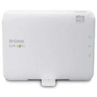 DLINK ROUTER HOTSPOT PORTABLE WIRELESS 150MBPS, ACCESS POINT, REPEATER, LAN/WAN PORT, USB PORT, WORKS WITH 3G/4G ADAPTERS, 2x INTERNAL PIFA ANTENNAS, 1700mAh BATTERY, SHAREPORT APP