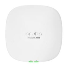 HPE ARUBA ACCESS POINT INSTANT ON AP25, INDOOR, 5GHZ 4X4 MIMO, DUAL RADIO, UPLINK 2.5 GIGABIT ETHERNET PORT, WITH POE-IN SUPPORT, WIFI 6, 2YW