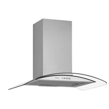 VOX HOOD, DECORATIVE, GLASS, SUCTION POWER 253 M3/H, 60KWH, LED LIGHT, 61DB, INOX