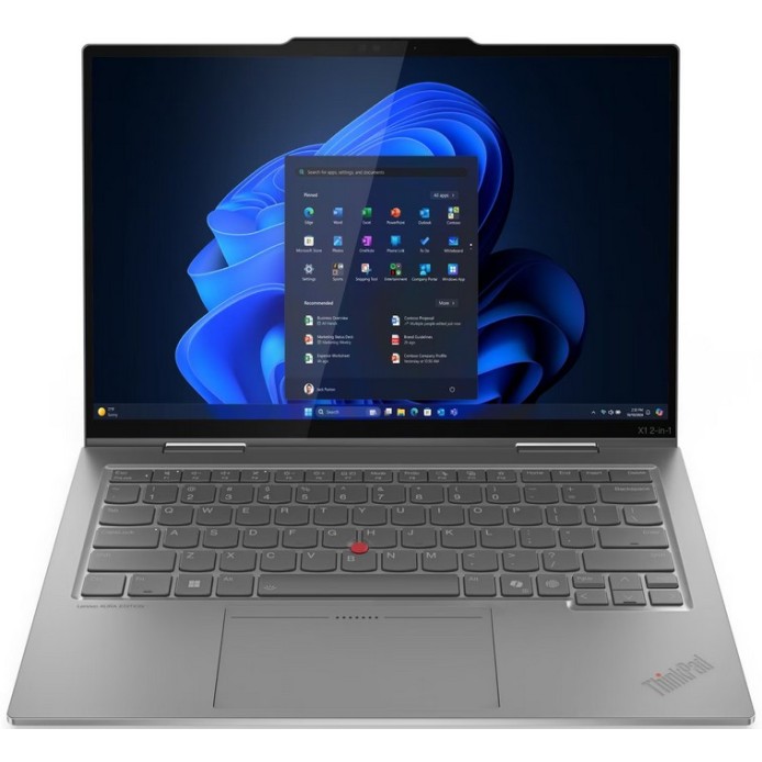 LENOVO NOTEBOOK THINKPAD X1 2 IN 1 G10 AURA EDITION, INTEL ULTRA 7 265U, 2.1-5.3GHz/12MB, 12C, 12TOPS, 64GB, 1TB, INTEL GRAPHICS, 14' WUXGA 1920x1200 IPS 500NITS 60Hz TOUCH, WIFI7, BT, USB-A, USB4, HDMI, WIN 11 PRO, 3YW, GREY LENOVO NOTEBOOK THINKPAD X1 2 IN 1 G10 AURA EDITION, INTEL ULTRA 7 265U, 2.1-5.3GHz/12MB, 12C, 12TOPS, 64GB, 1TB, INTEL GRAPHICS, 14' WUXGA 1920x1200 IPS 500NITS 60Hz TOUCH, WIFI7, BT, USB-A, USB4, HDMI, WIN 11 PRO, 3YW, GREY