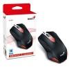 GENIUS MOUSE WIRED USB UX-G200, GAMING, CALM, 1000DPI, OPTICAL, 3-BUTTONS WITH GAMER SCROLL, GREAT FOR EITHER HAND, CABLE LENGTH 1.5M, WINDOWS / MAC, BLACK WITH RED LED ILLUMINATION GENIUS MOUSE WIRED USB UX-G200, GAMING, CALM, 1000DPI, OPTICAL, 3-BUTTONS WITH GAMER SCROLL, GREAT FOR EITHER HAND, CABLE LENGTH 1.5M, WINDOWS / MAC, BLACK WITH RED LED ILLUMINATION