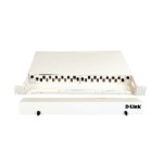 DLINK PATCH PANEL LIU 12 PORT FIBER, RACK MOUNT LOADED WITH 12 SIMPLEX LC MULTIMODE ADAPTERS- SLIDING