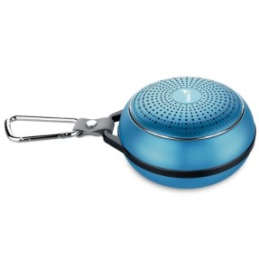 GENIUS SPEAKERS SP-906BT R2 3W RMS, BLUETOOTH 4.1, DRIVER UNIT 40MM, WIRELESS DISTANCE 30M, MICROPHONE, HOOK, 500mAh BATTERY UP TO 5H PLAY, BLUE