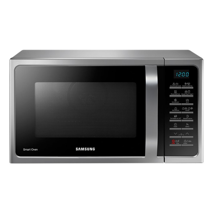 SAMSUNG MICROWAVE, MW5000H, CONVECTION MWO, 28L, 900W, GRILL 1500W, CERAMIC ENAMEL, 6 POWER LEVELS, ECO, TURNTABLE ON/OFF, FOOD WARMING, HEALTHY COOKING, LED DISPLAY, STS SILVER