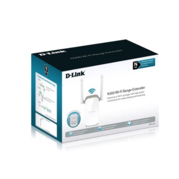 DLINK WI-FI RANGE EXTENDER N300, 300MBPS, 802.11 n/g, 2 EXTERNAL ANTENNAS, 10/100 LAN, WPS, COMPACT DESIGN, EU PLUG