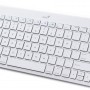 GENIUS KEYBOARD LUXEPAD 9000, BLUETOOTH EDR 2.0, ULTRA THIN, FOR iPHONE/IPAD, UP TO 10METERS, 9-SPECIFIC KEYS, WHITE COLOR, 2x AAA BATTERIES