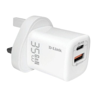 DLINK AC/DC ADAPTOR USB + USB-C GaN GEN 3 35W