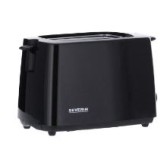SEVERIN TOASTER, 2 SLICES, 700W, AUTOMATIC, STAINLESS STEEL, INTEGRATED BREAD ROLL TOASTING, ADJUSTABLE DEGREE, BLACK