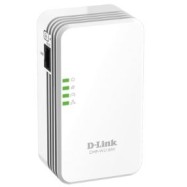 DLINK POWERLINE SINGLE UNIT, AV+ WIRELESS N MINI EXTENDER, 200MPS, WIFI N300, 1x LAN, EU PLUG+UK ADAPTOR IN THE BOX
