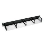 DLINK FACEPLATE 19'' 1U, METAL WITH RINGS FOR CABLE MANAGEMENT