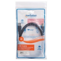 MANHATTAN USB CABLE 2.0 AM/BM 141HS 1.8M BLACK