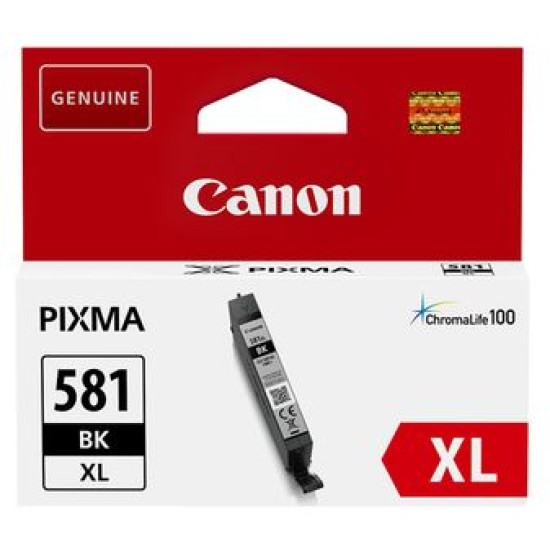 CANON INK CARTRIDGE CLI-581XL BLACK FOR TS6150, TS8150, TS9150, TR8550