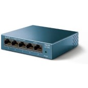 TP-LINK SWITCH 5PORTS GIGABIT LAN PORTS, UNMANAGED, AUTO-NEGOTIATION RJ45 PORT SUPPORTING AUTO-MDI/MDIX, STEEL CASE, DESKTOP, UK PLUG, BLACK