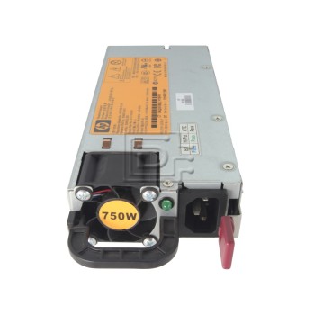 HPE POWER SUPPLY 750W, HOT PLUG, 12V, FOR ML150, ML350, DL380 G6 REMANUFACTURED