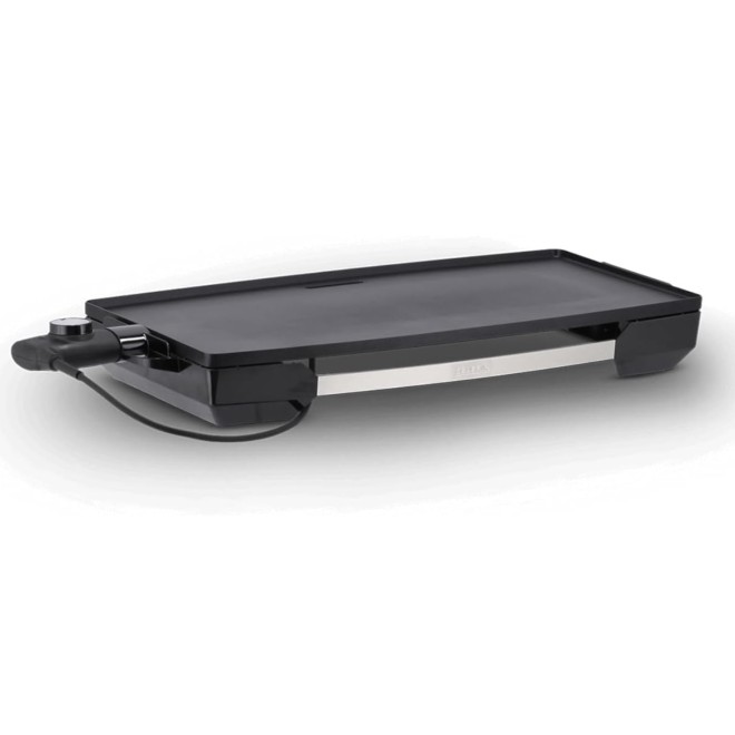 SEVERIN GRILL TABLE 2200W, HIGH QUALITY NON STICK XXL COATED PLATE, SURFACE 1919 CM², REMOVABLE CORD WTH VARIABLE THERMOSTAT, S/S STEEL FRONT PANEL, FAT COLLECTION TRAY, SUITABLE FOR TEPAN YAKI