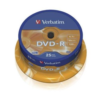 VERBATIM DVD-R 16X SP-25 43522 VERBATIM DVD-R 16X SP-25 43522