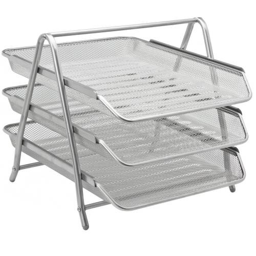PREMIER TELLENO 3-TIER TRAY SILVER F30555