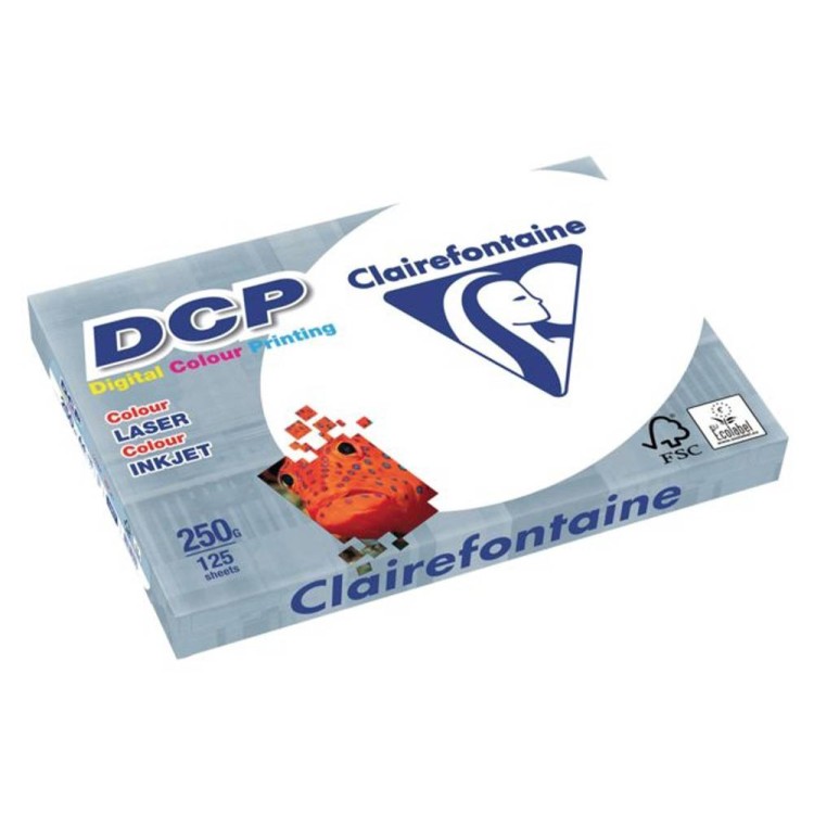 DCP CARTON PAPER A4 WHITE 250GR 1857 ( 125 sheets )