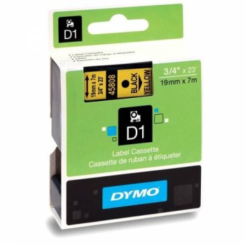 DYMO TAPE 19MMX7MM B/Y 45808