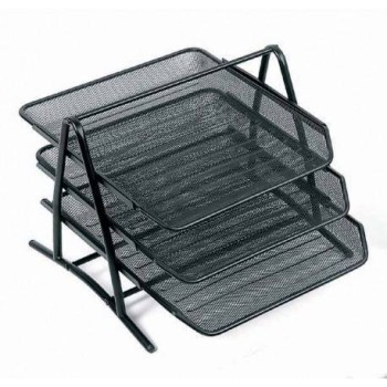 TELLENO 3-TIER TRAY SILVER H2003