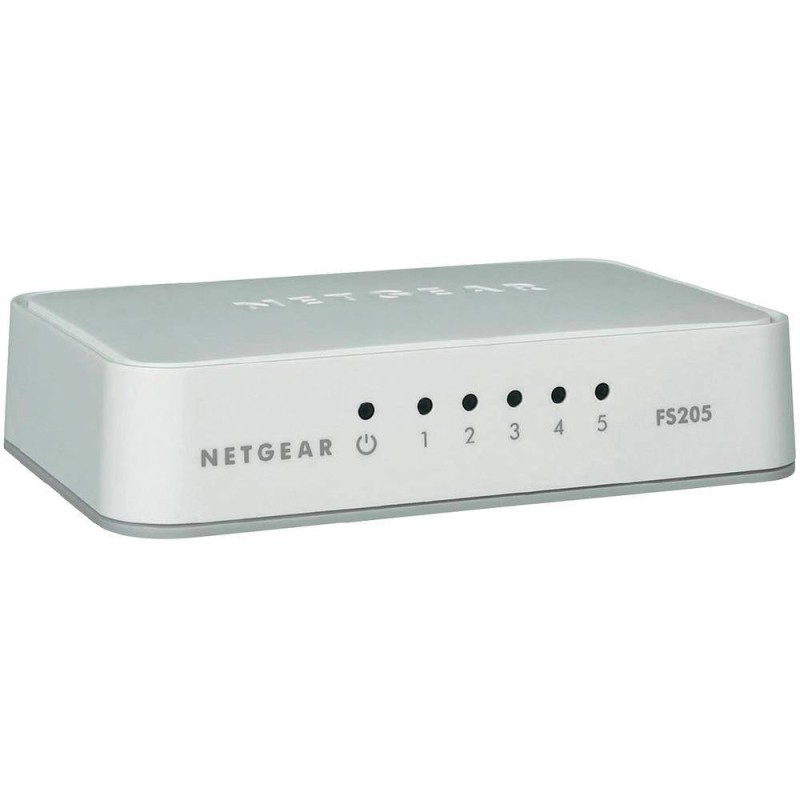 NETGEAR SWITCH 5 PORT 10/100 FS205 NETGEAR SWITCH 5 PORT 10/100 FS205